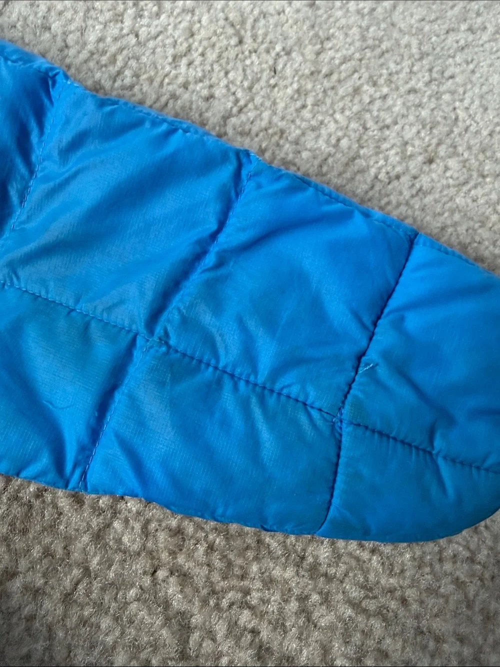 The North Face Youth size 7/8 Thermoball Puffer Jacket Blue
